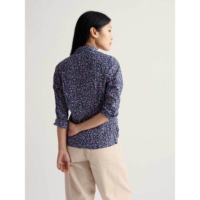 Seasalt Cornwall Larissa Shirt - Flax Flower Bright Orchid image number 1